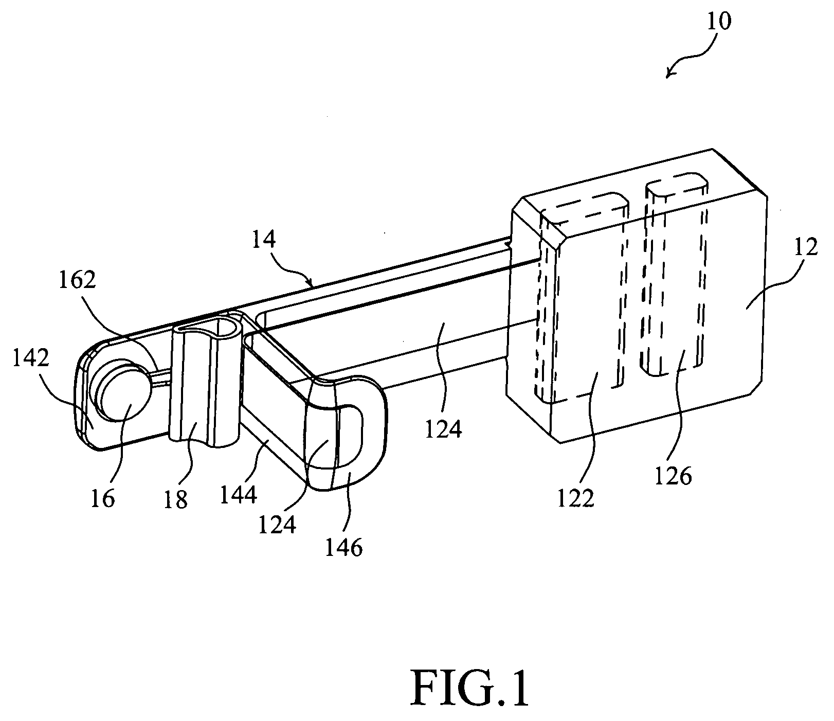 Hidden security device and container using the same