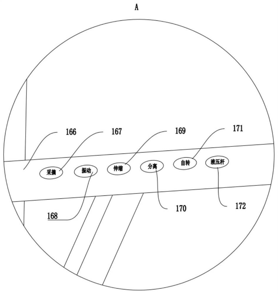 Diyong Golden Lotus Holding Double Oblique Picking Based on Space and Rotation Toggle Separation Car