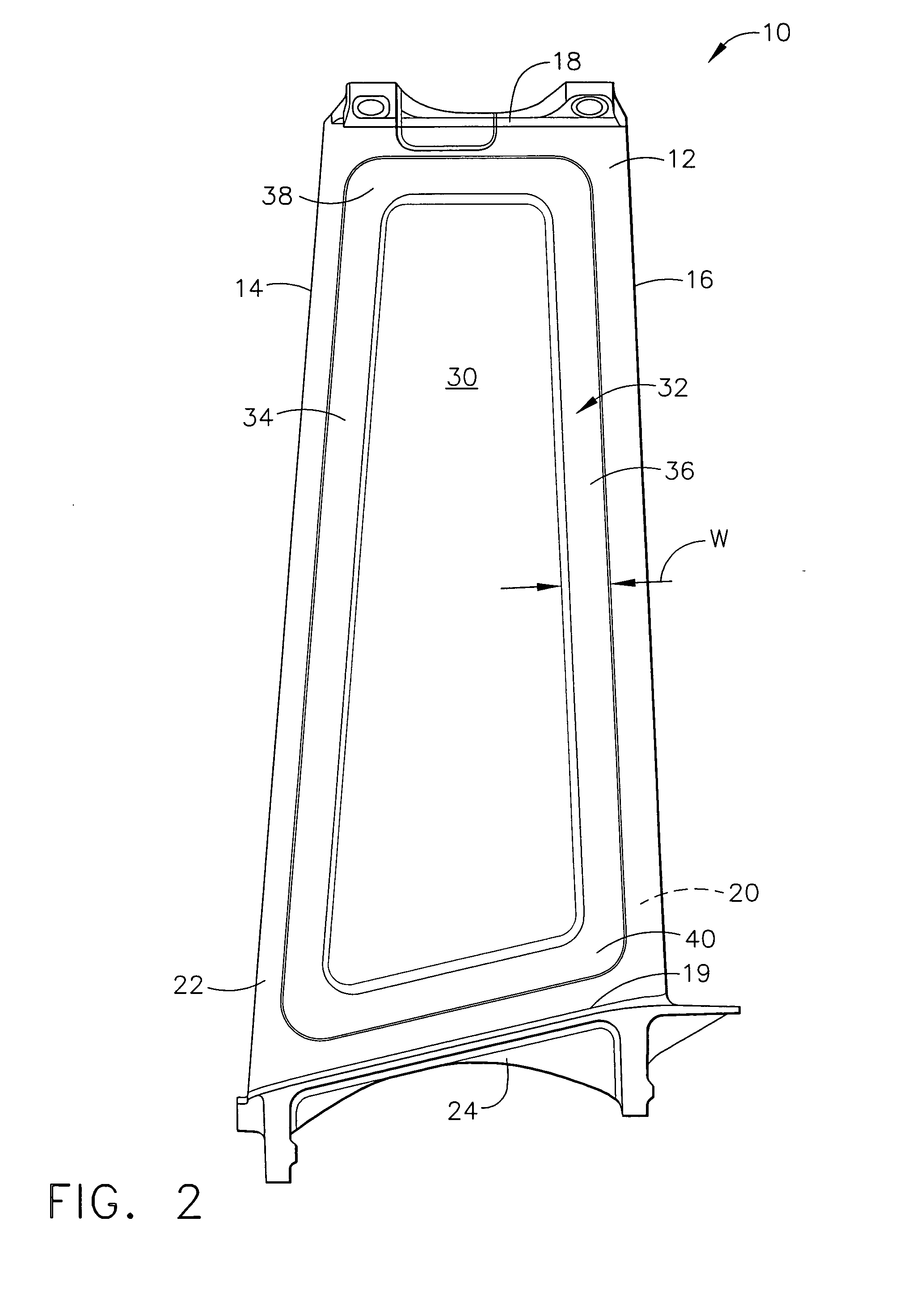 Friction stir welded hollow airfoils and method therefor