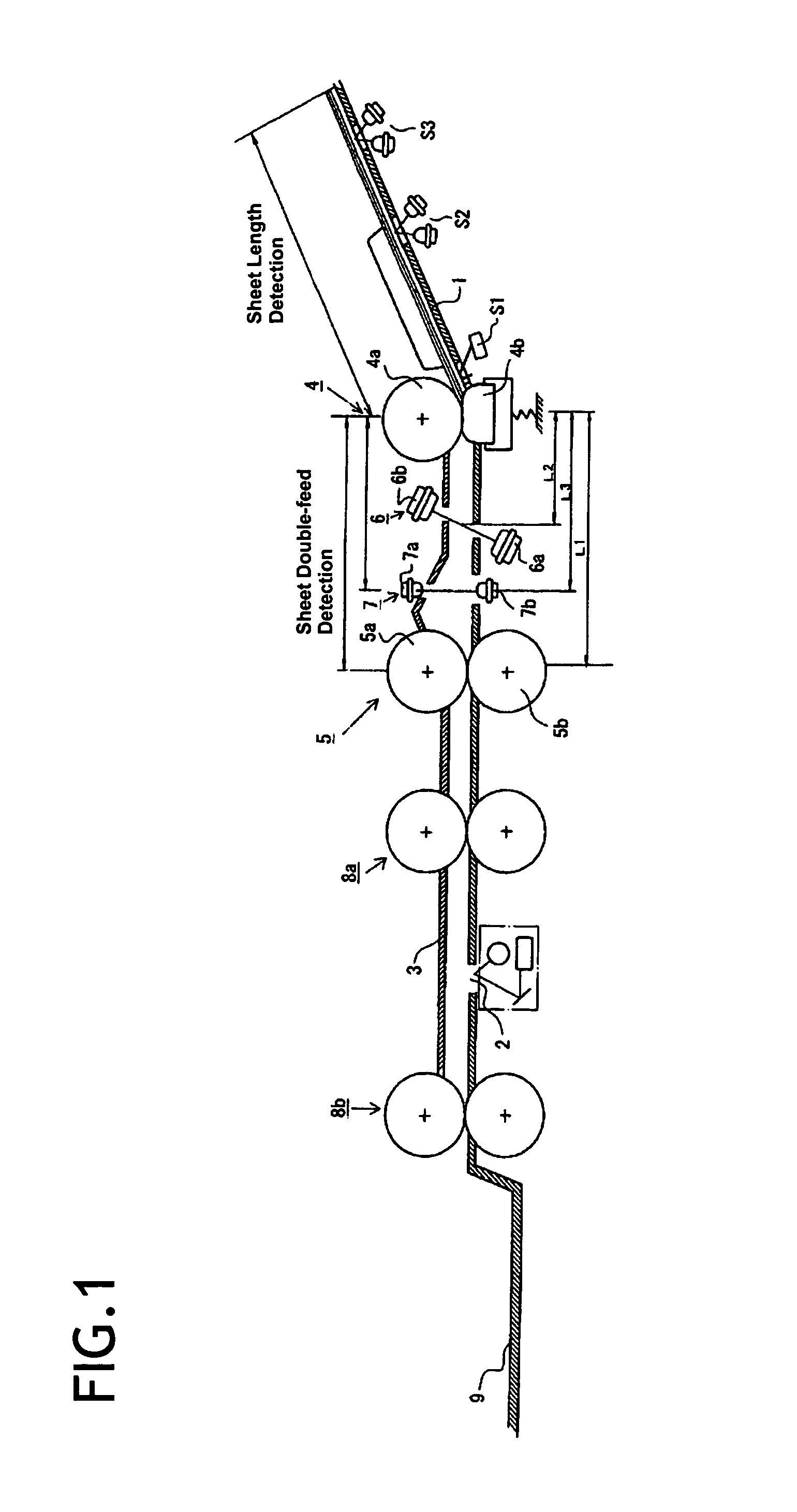 Sheet feeding apparatus and method of detecting double feed