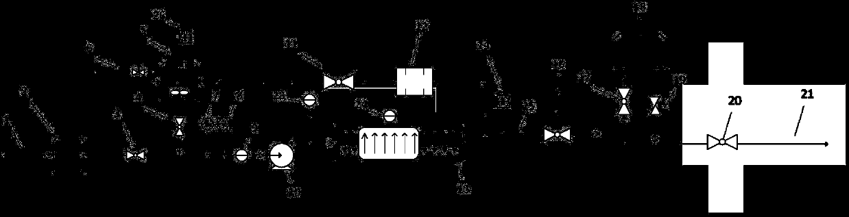 A high osmotic pressure online reverse cleaning method and device for nanofiltration and reverse osmosis membranes