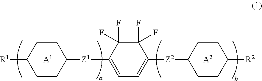 Liquid crystal compound having tetrafluoro cyclohexadiene structure showing negative anisotropy, liquid crystal composition, and liquid crystal display device
