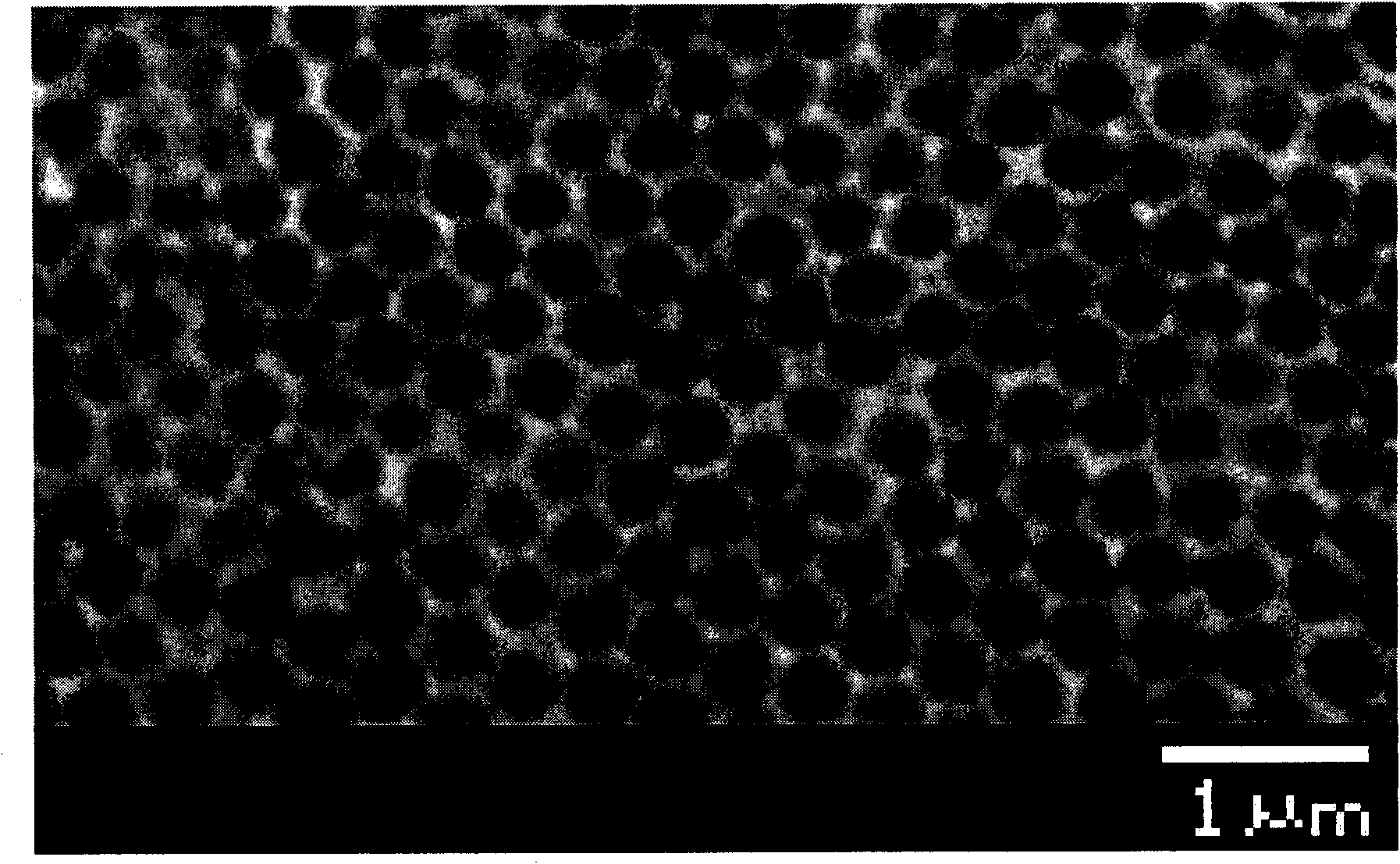 Alpha-Fe2O3 bowl-shaped photon crystal structure and preparation method thereof