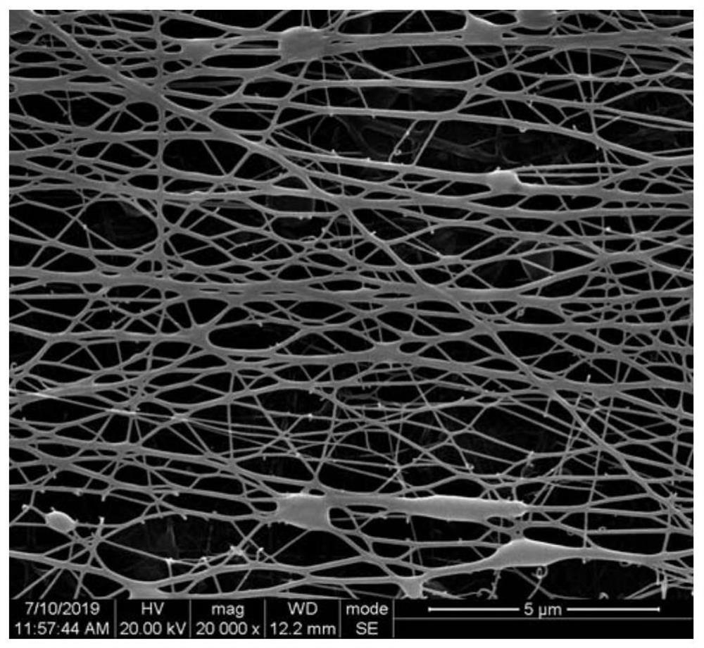 A kind of water-soluble cross-linking agent and its preparation method and prepared electrospun collagen fiber