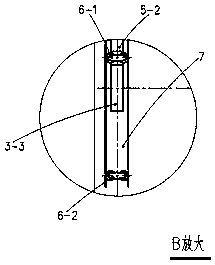 Speed regulation motor front-and-back driving mechanism of parking equipment framework