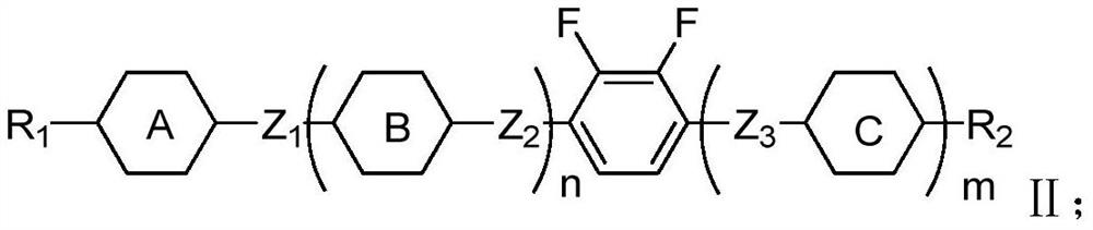 Negative dielectric anisotropy liquid crystal compound, composition and display element