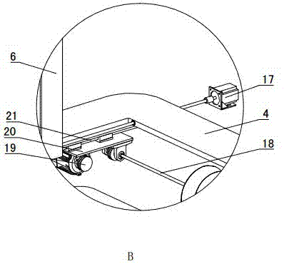 Vertical pressing plate type cow leather cutting machine