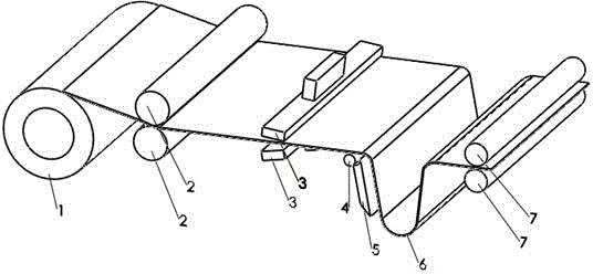 Score cut compact mode sectioning method of cold rolled aluminum roll