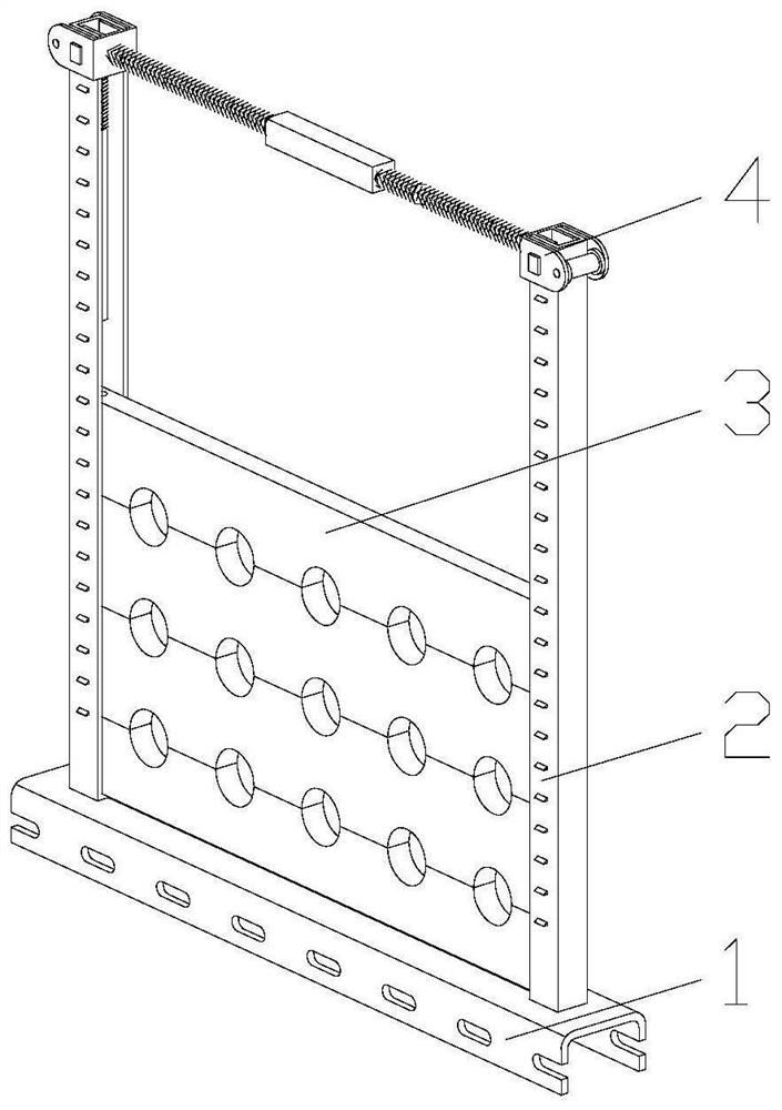 A bracket for secondary cable laying