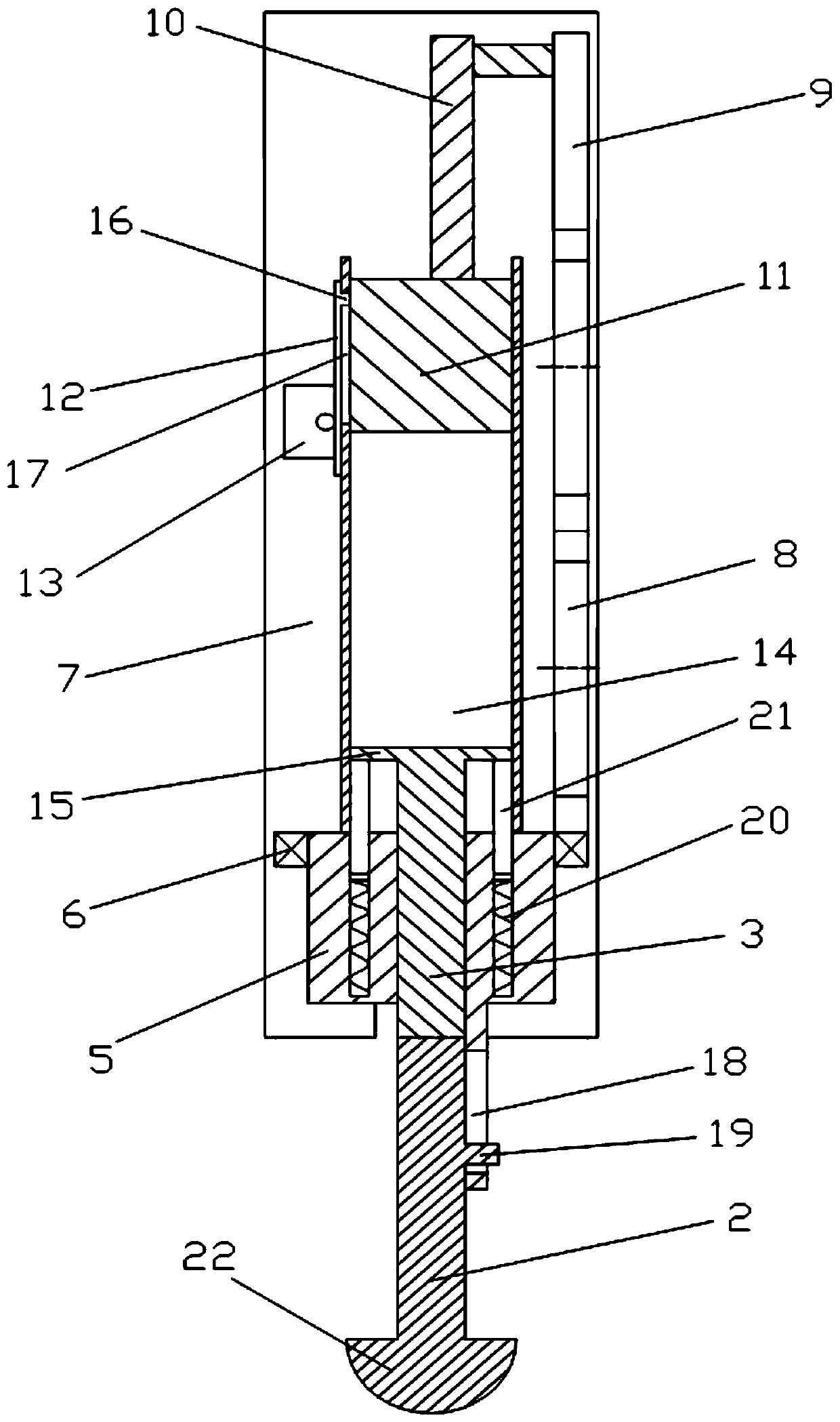 A lean meat ball pounding machine