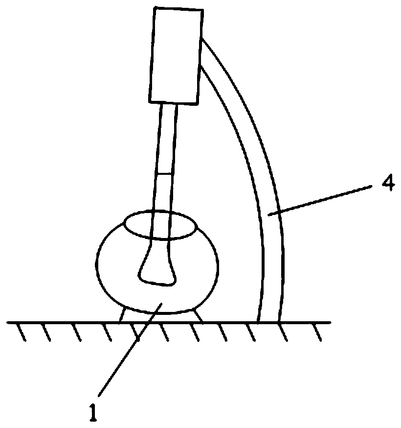 A lean meat ball pounding machine