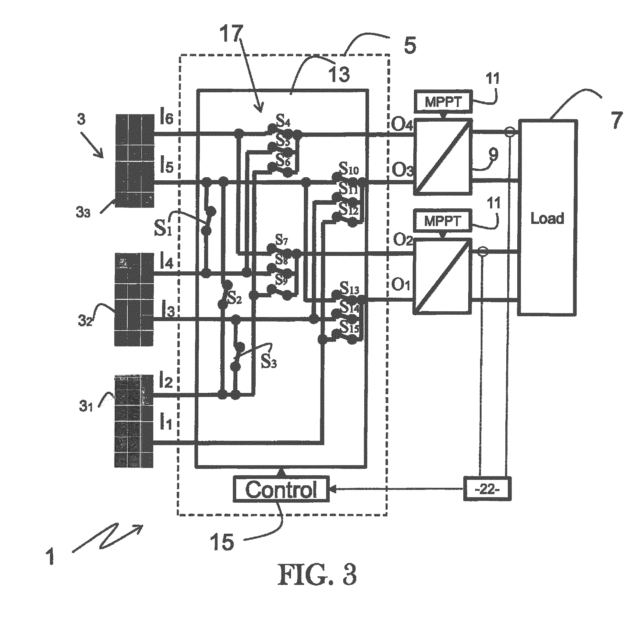 Electronic management system for electricity generating cells, electricity generating system and method for electronically managing energy flow