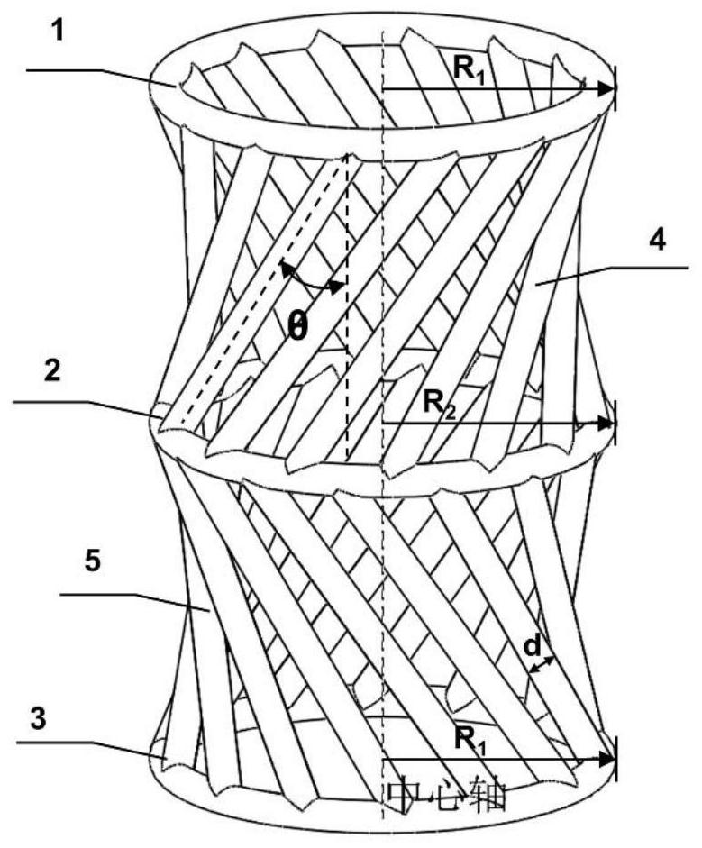 Gradient lattice energy-absorbing structure based on chiral cells with programmable stiffness and its 3D printing method