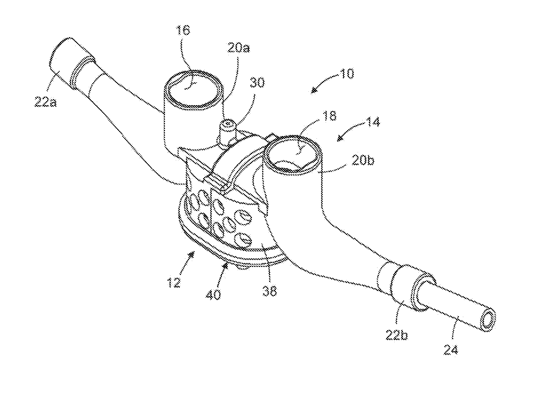 Ventilation mask with integrated piloted exhalation valve and method of ventilating a patient using the same