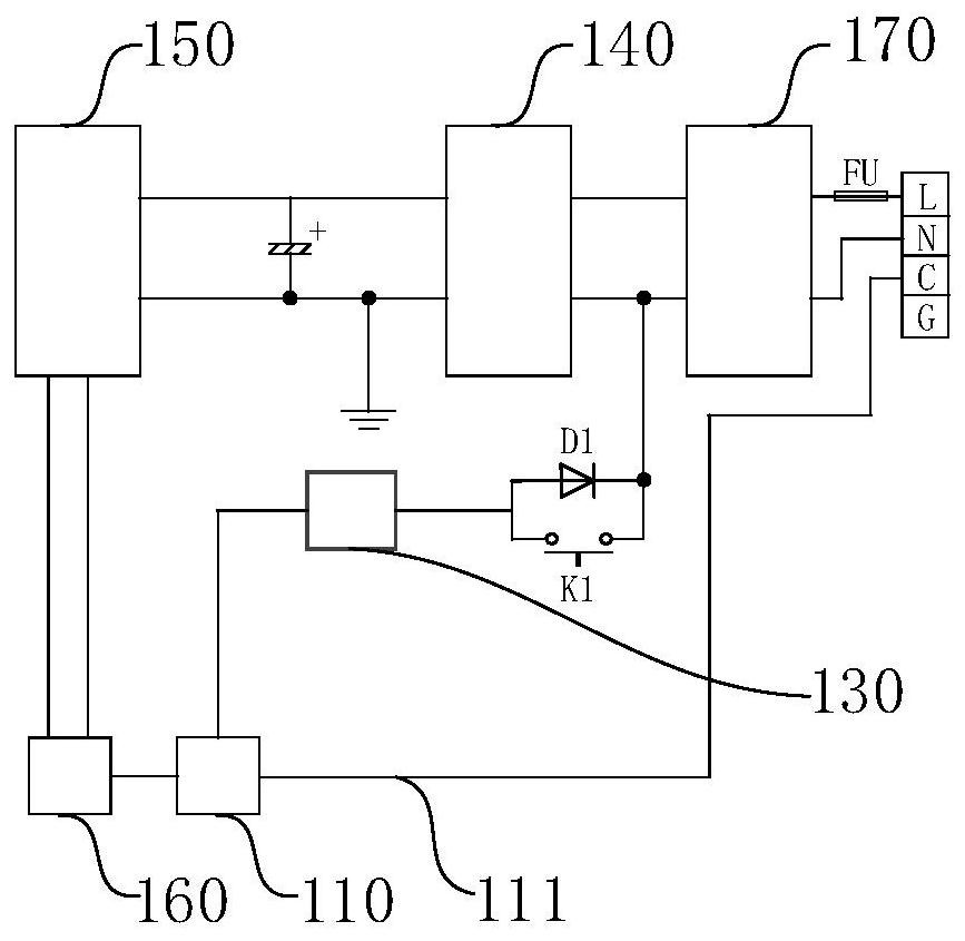 Circuits and air conditioners for identifying low standby power consumption outdoor units