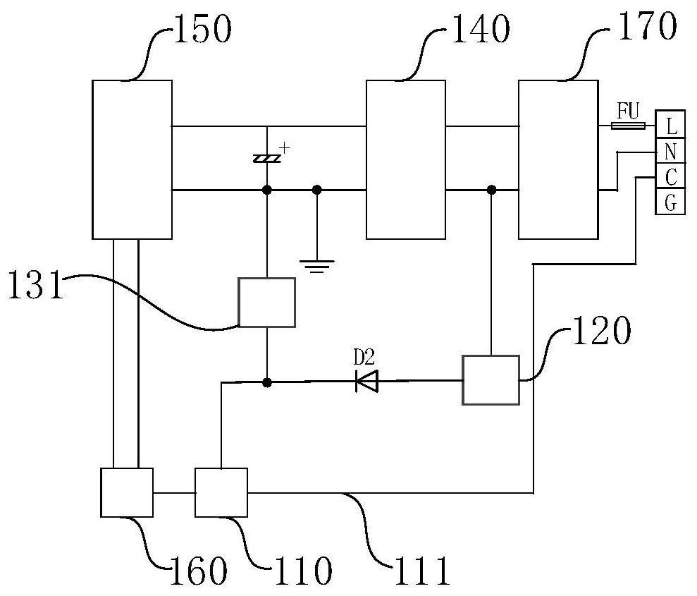 Circuits and air conditioners for identifying low standby power consumption outdoor units