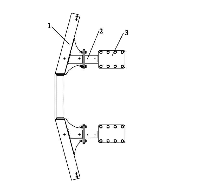 Troubleshooting and energy absorbing device and leading car of motor train unit