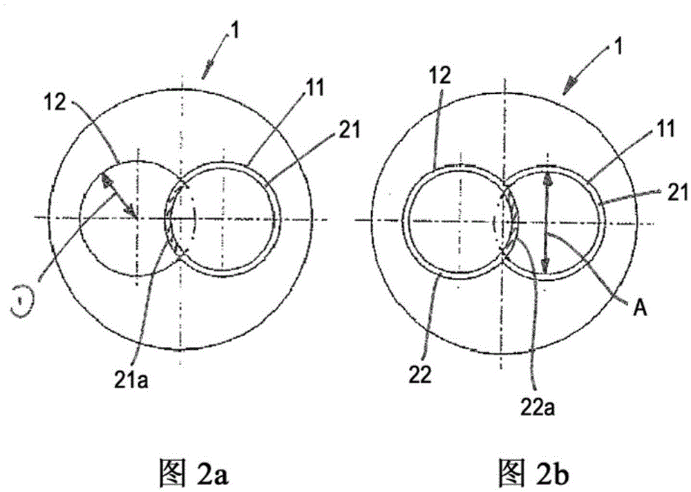 Method for producing a twin screw cylinder provided with a wear-protective layer