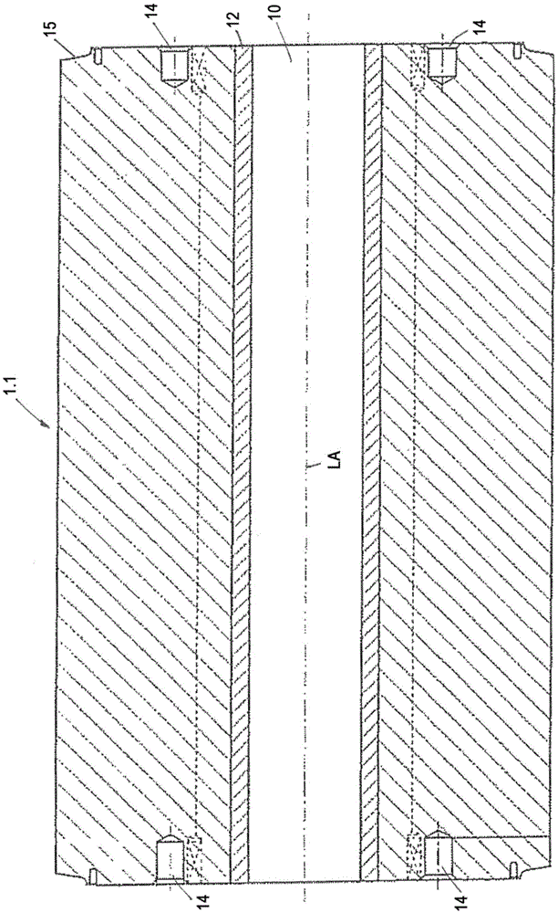 Method for producing a twin screw cylinder provided with a wear-protective layer