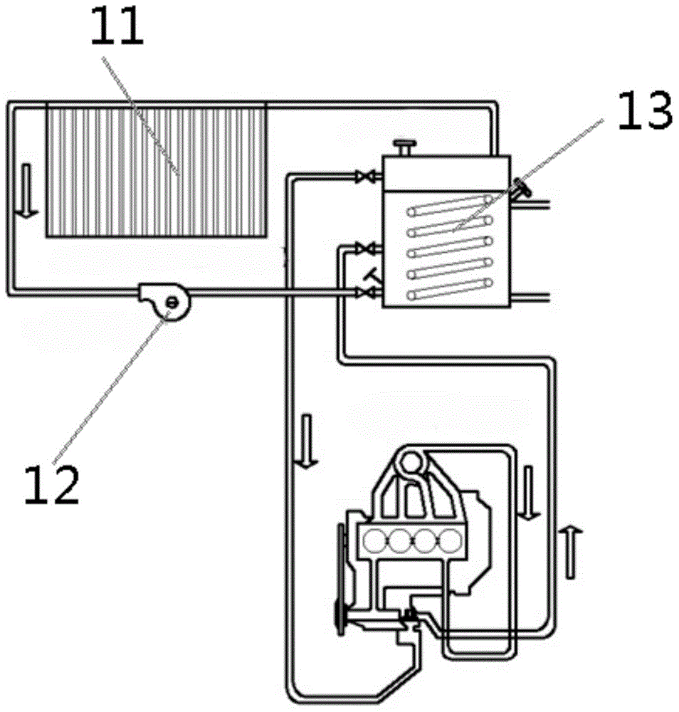 Bus-based heat collecting and refrigerating device