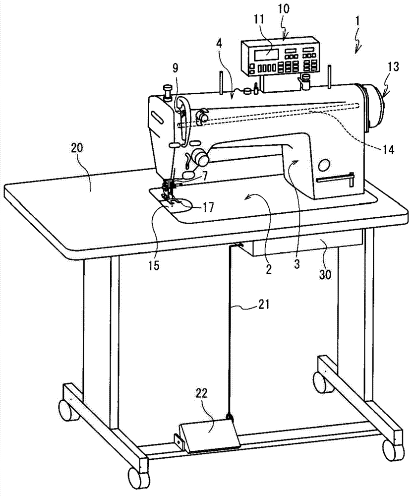 Sewing machine and control method of sewing machine