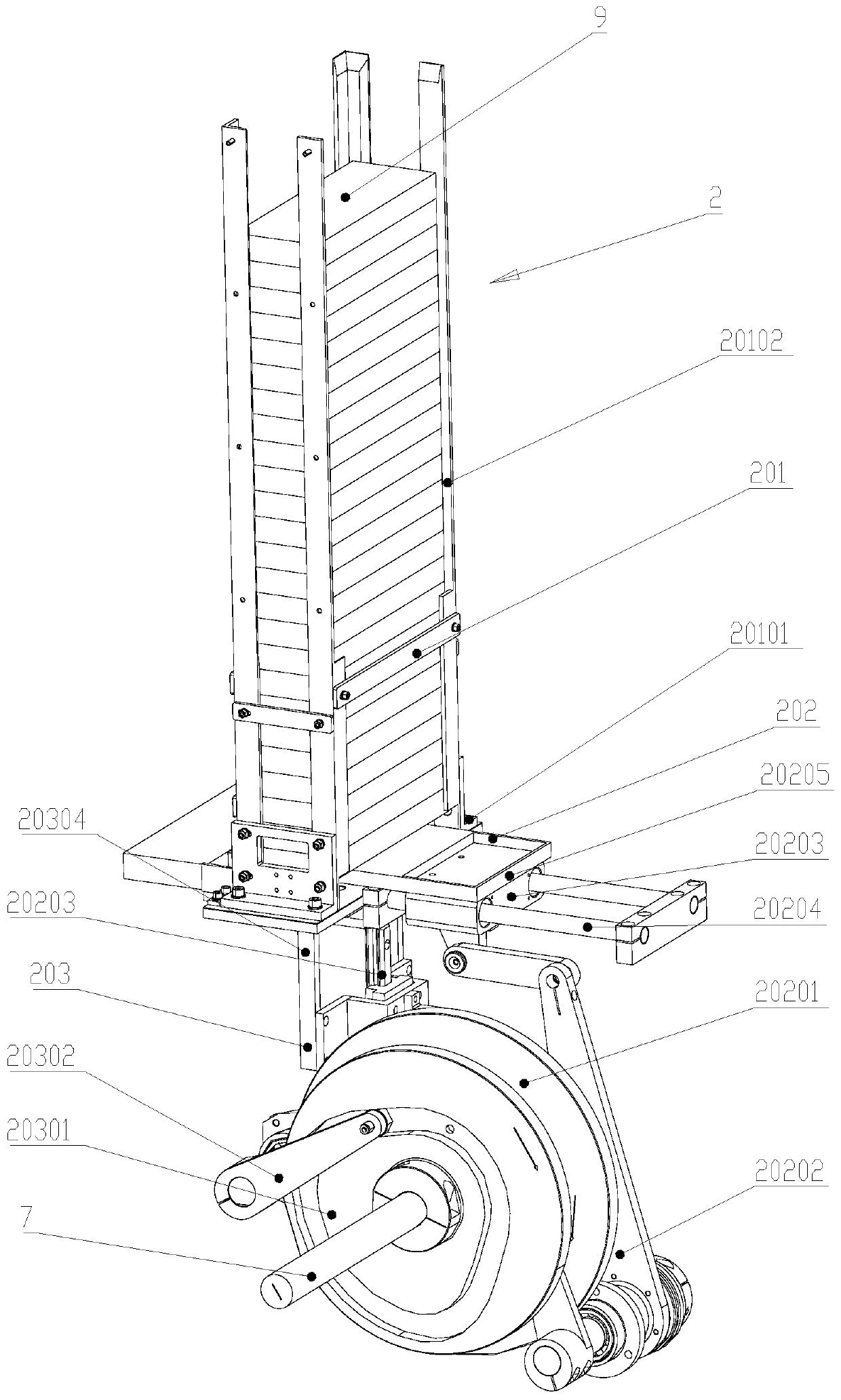 Equipment for filling small box with middle box and process method of equipment