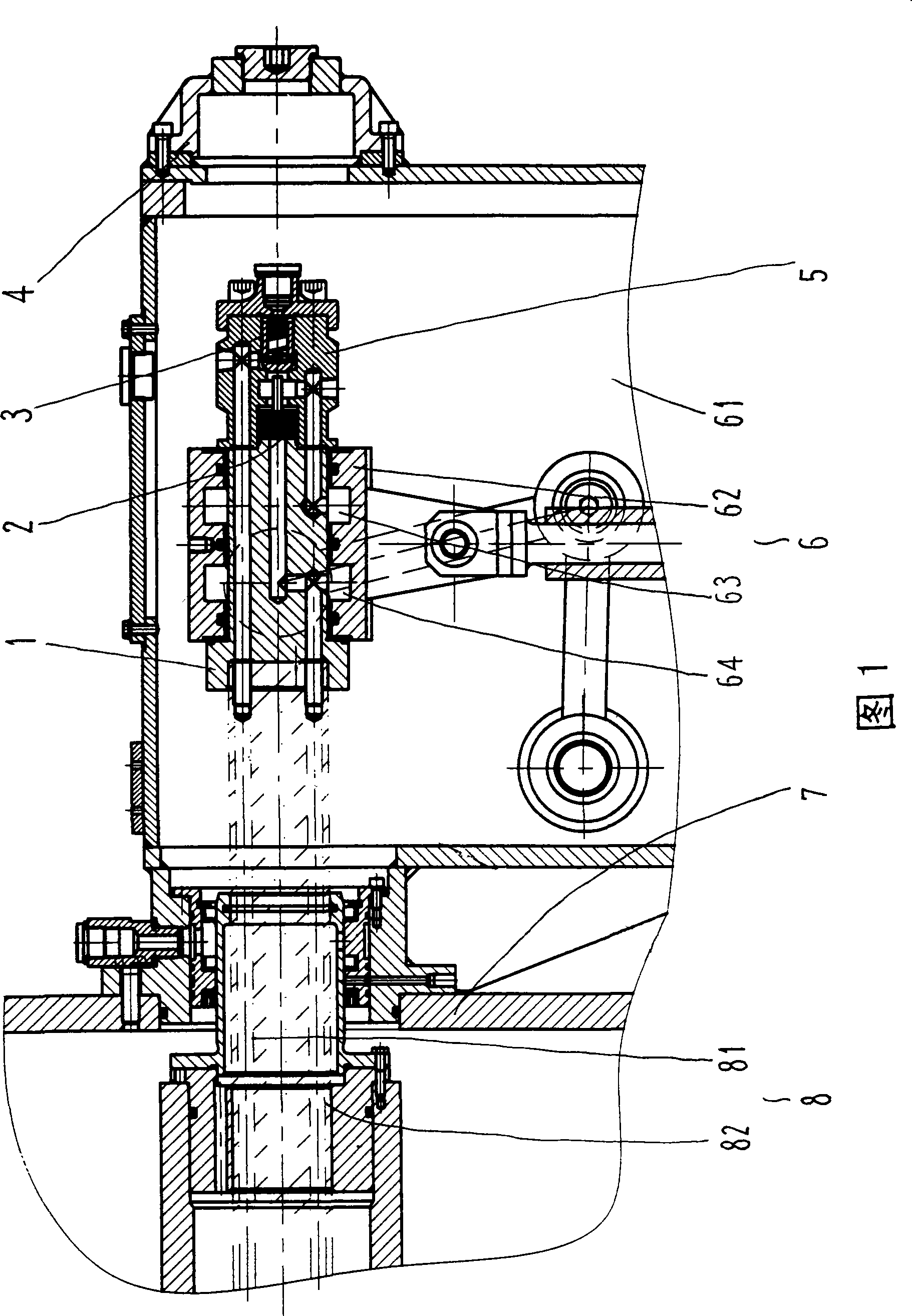 Controllable pitch propeller unidirectional locking arrangement