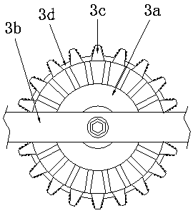 Mechanical chain surface oily matter cleaning equipment for rotating cleaning during meshing