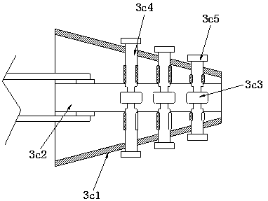 Mechanical chain surface oily matter cleaning equipment for rotating cleaning during meshing