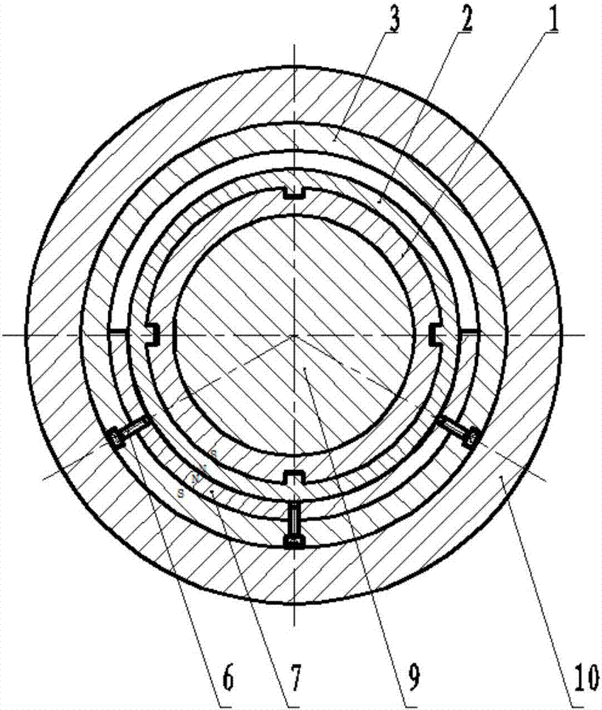 Permanent magnet bearing