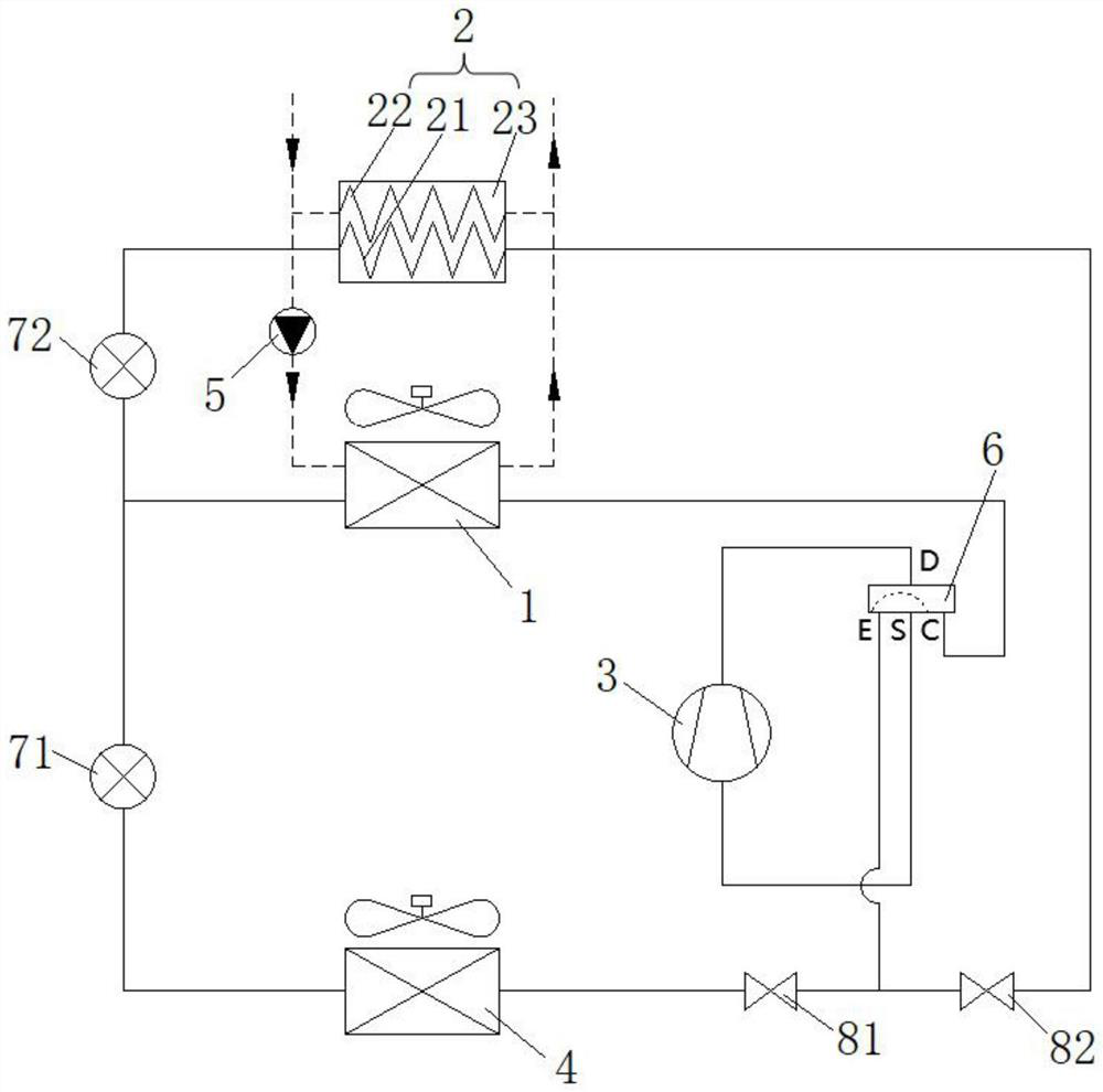 Heat pump system, control method and air conditioner