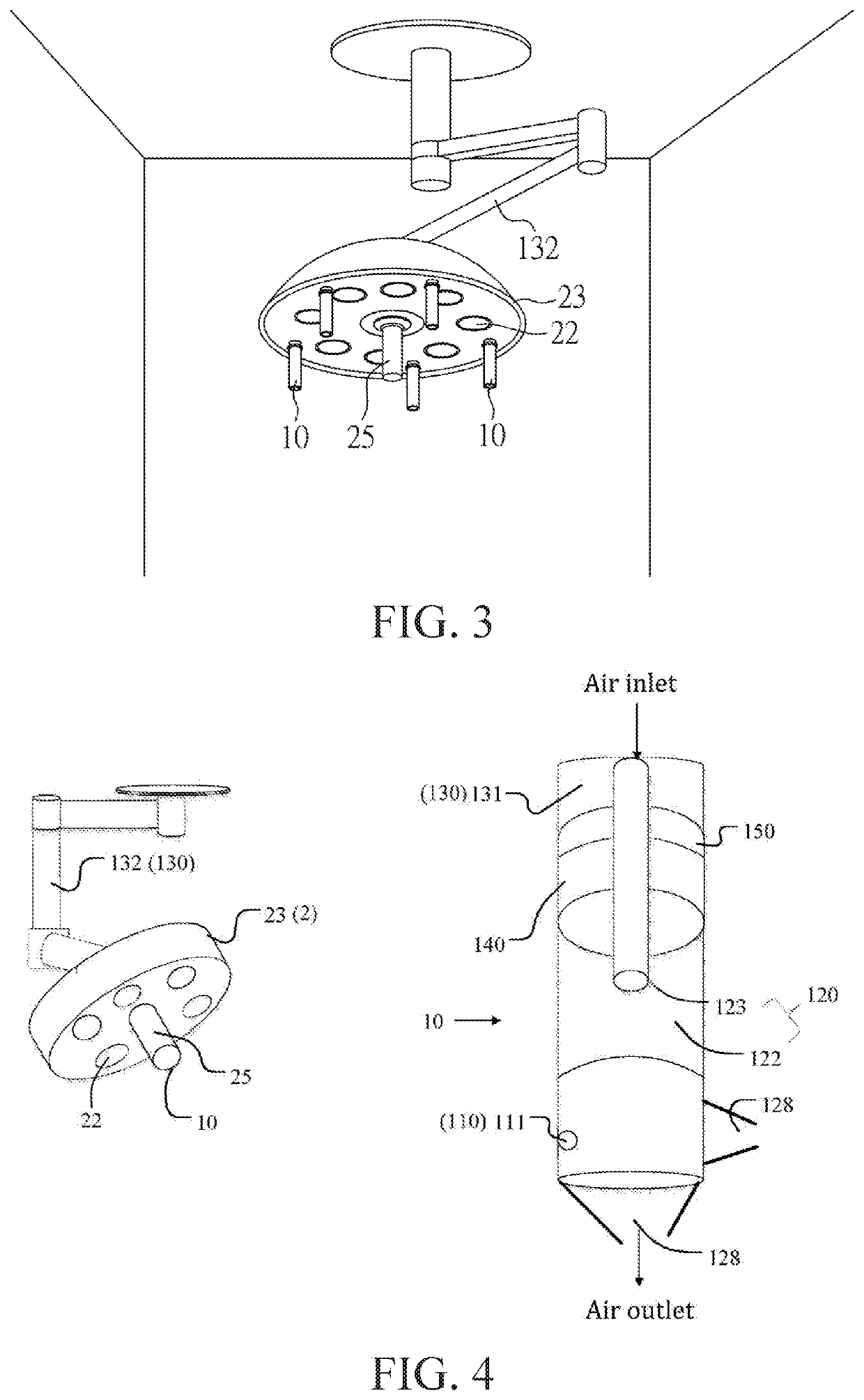 Surgical smoke removing device