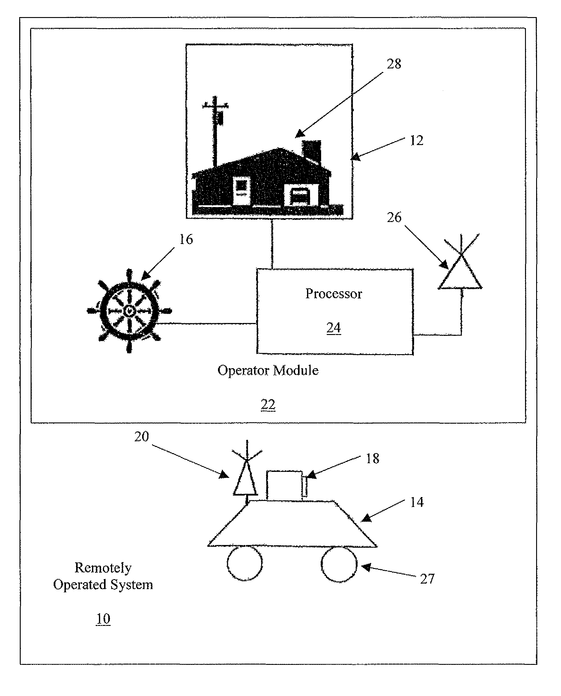 Predictive display for a system having delayed feedback of a command issued