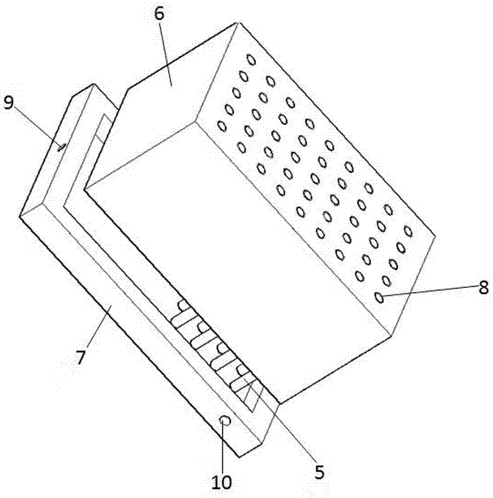 Manufacturing method of magnetic matrix box for vertical ring high-intensity magnetic separator
