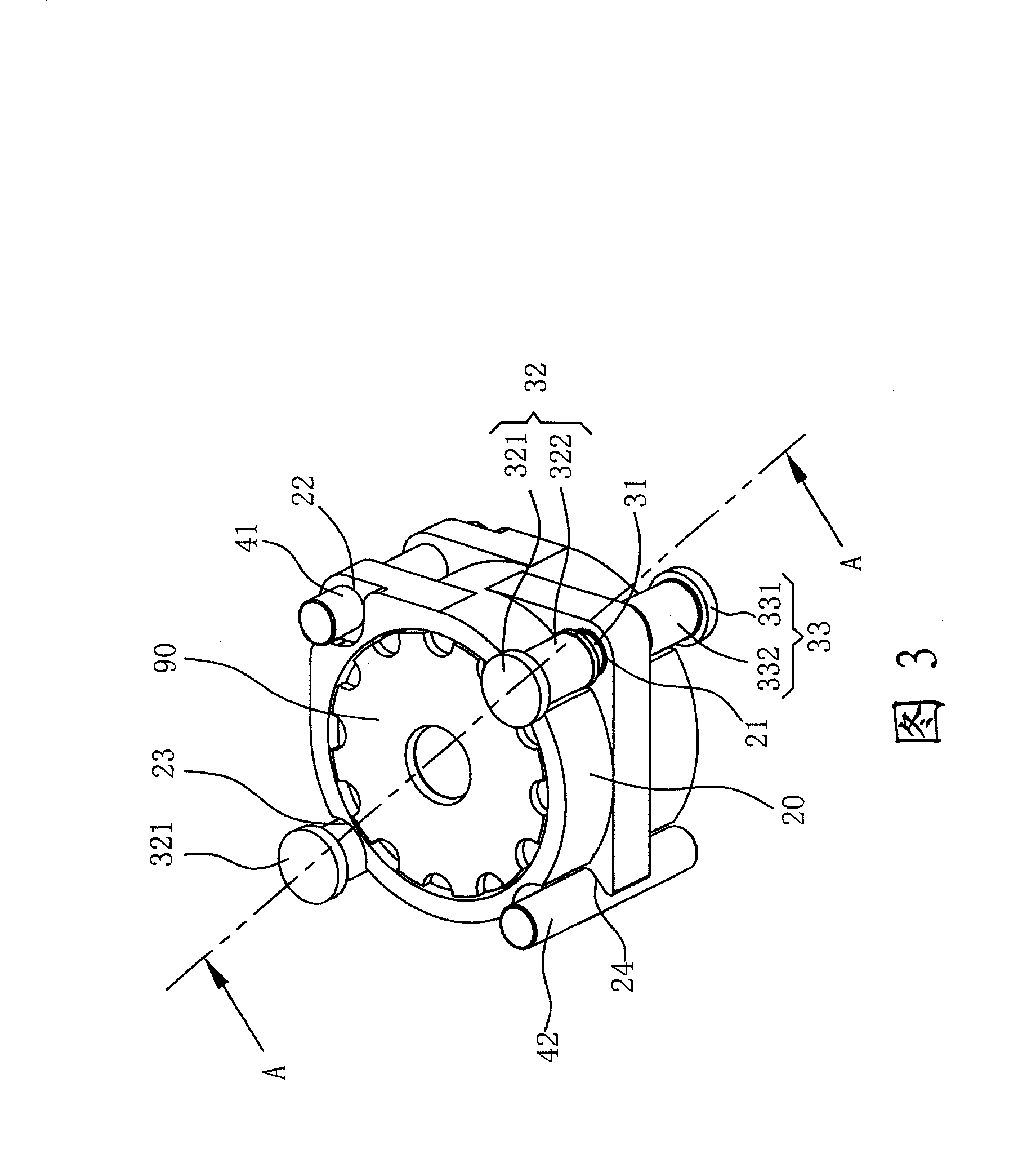 Two-section lens driver