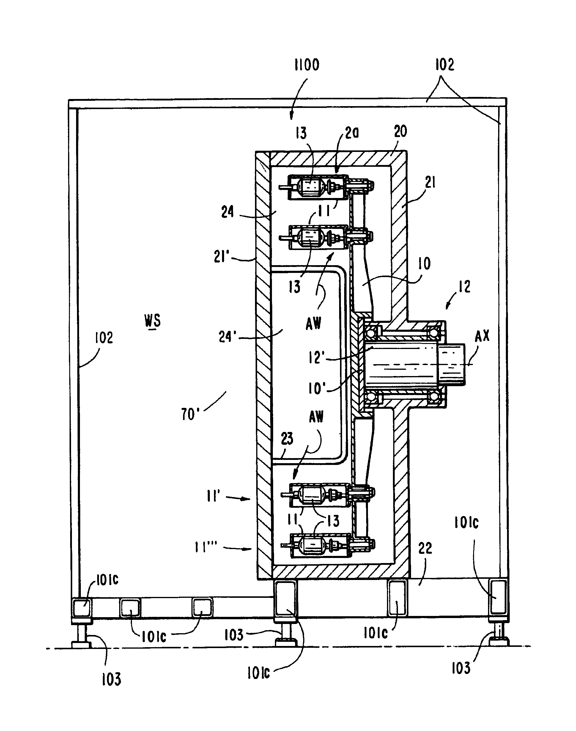 Resin application system for dynamo-electric machine components