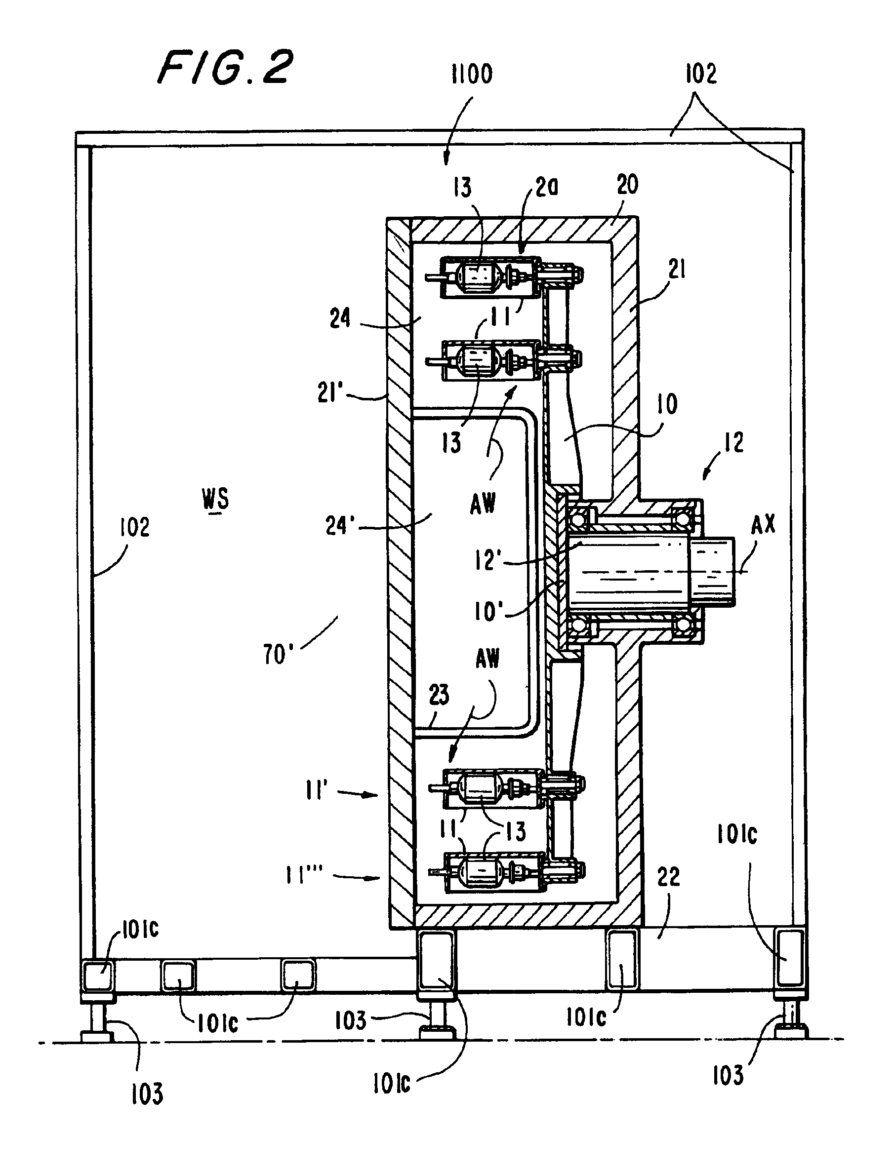 Resin application system for dynamo-electric machine components