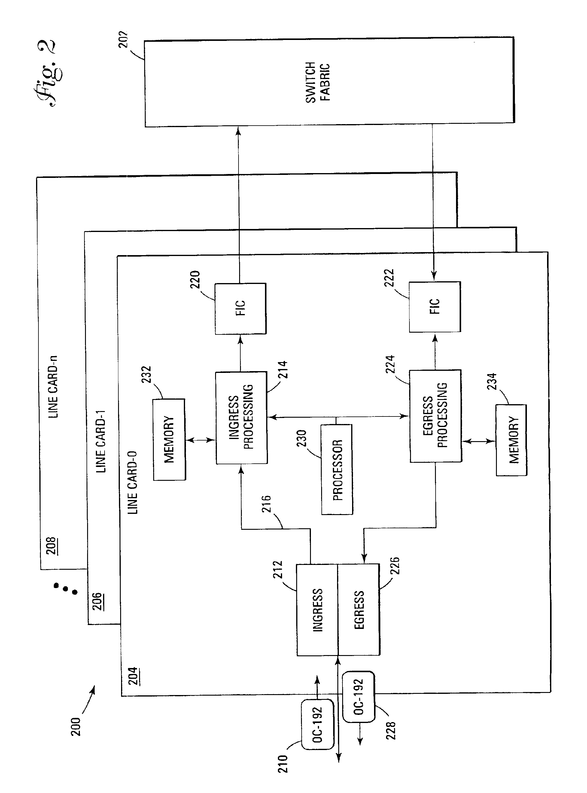 System and method for hierarchical policing of flows and subflows of a data stream