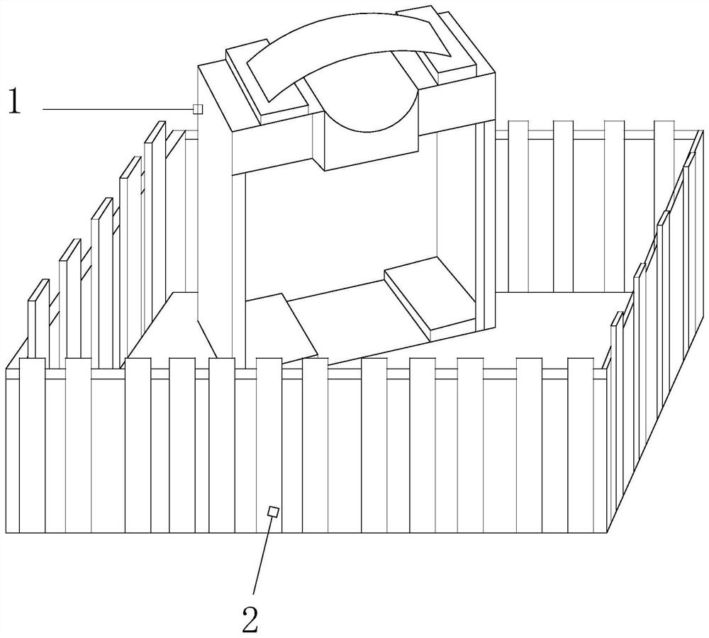 An injection device for Mongolian cattle with emotional relief and restricted activities