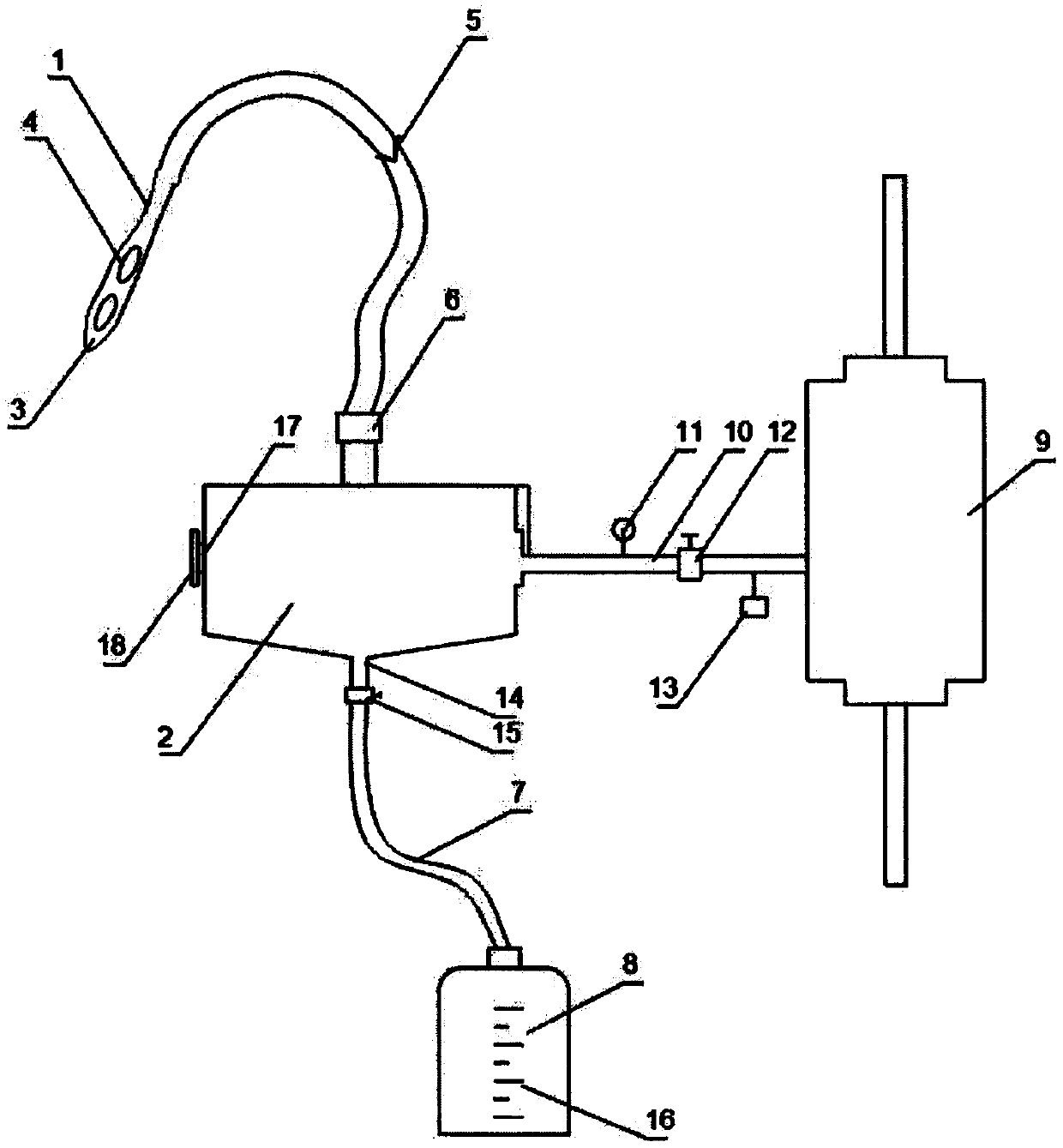 Novel gastrointestinal decompression tube device for general surgical department