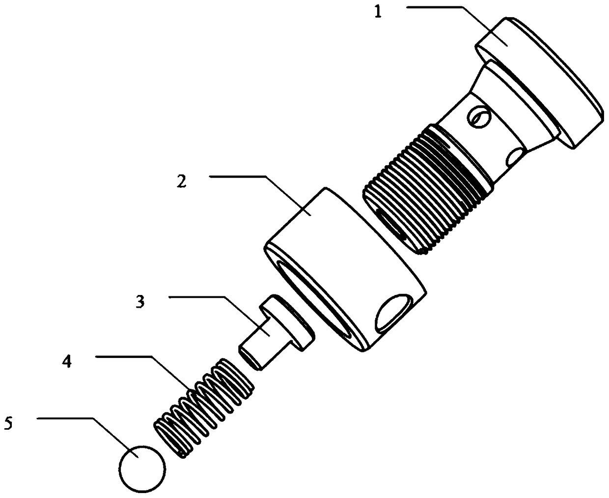 A hydraulic pressure relief valve