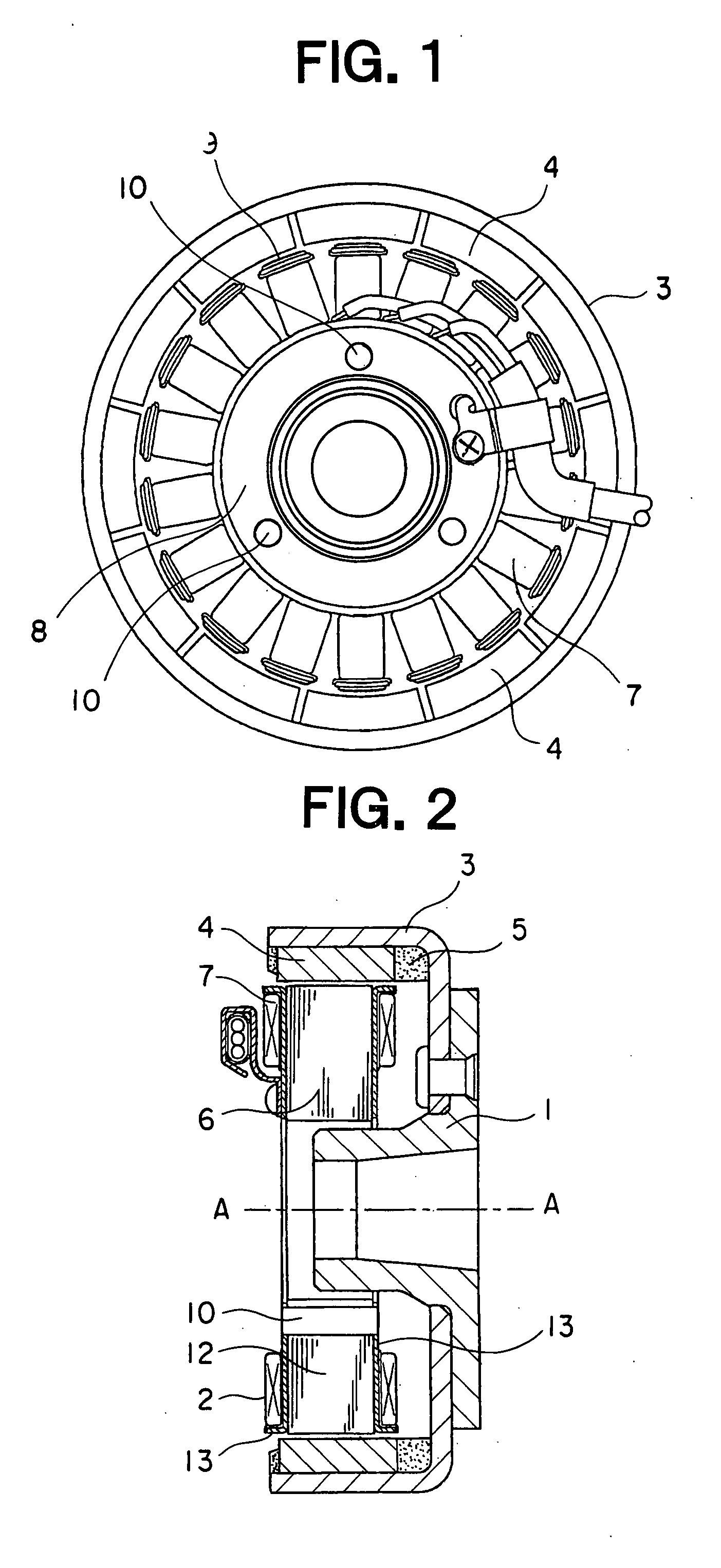 Three-phase rotating electrical machine