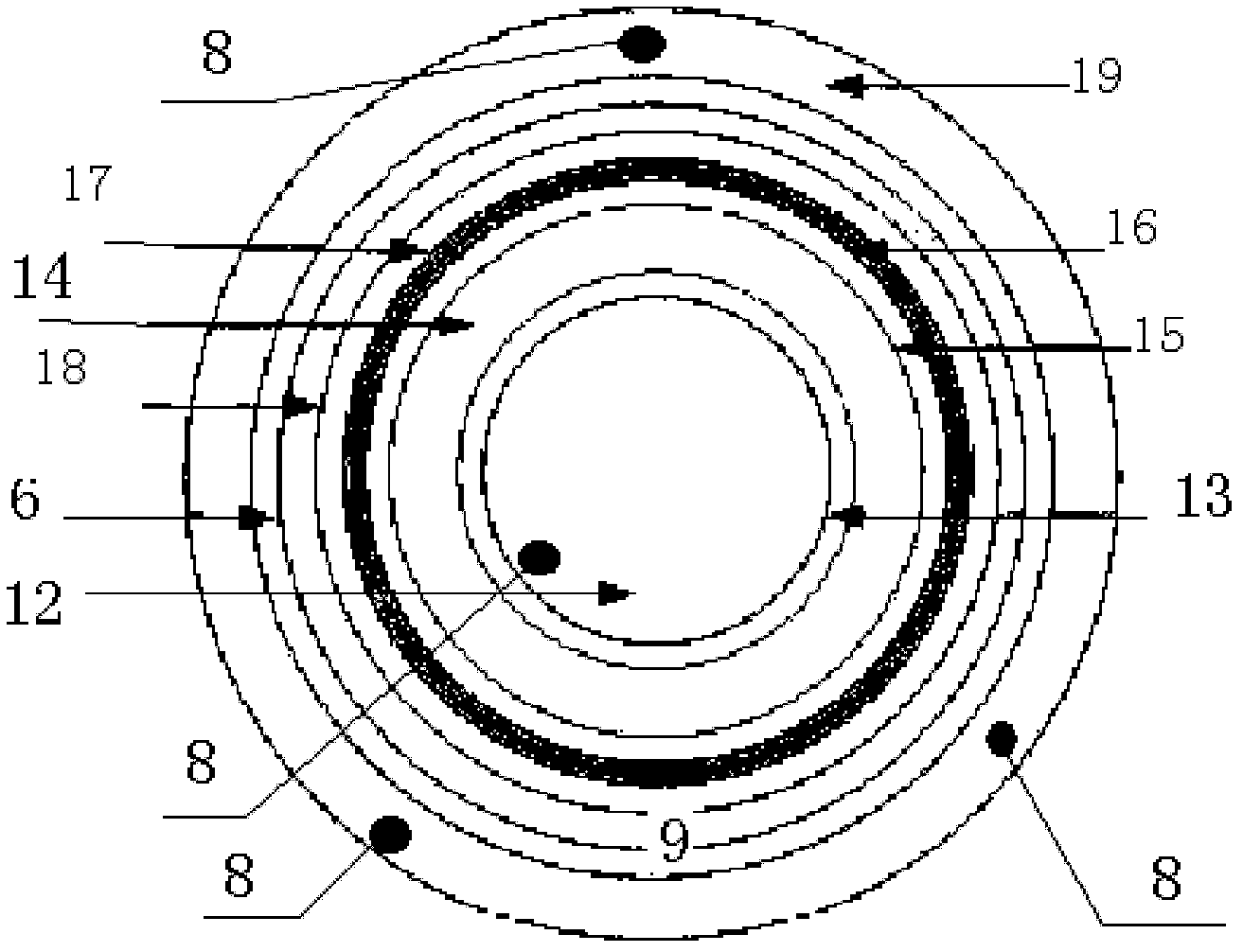 Method and device for embedding optical fiber sensor in intelligent grid power cable