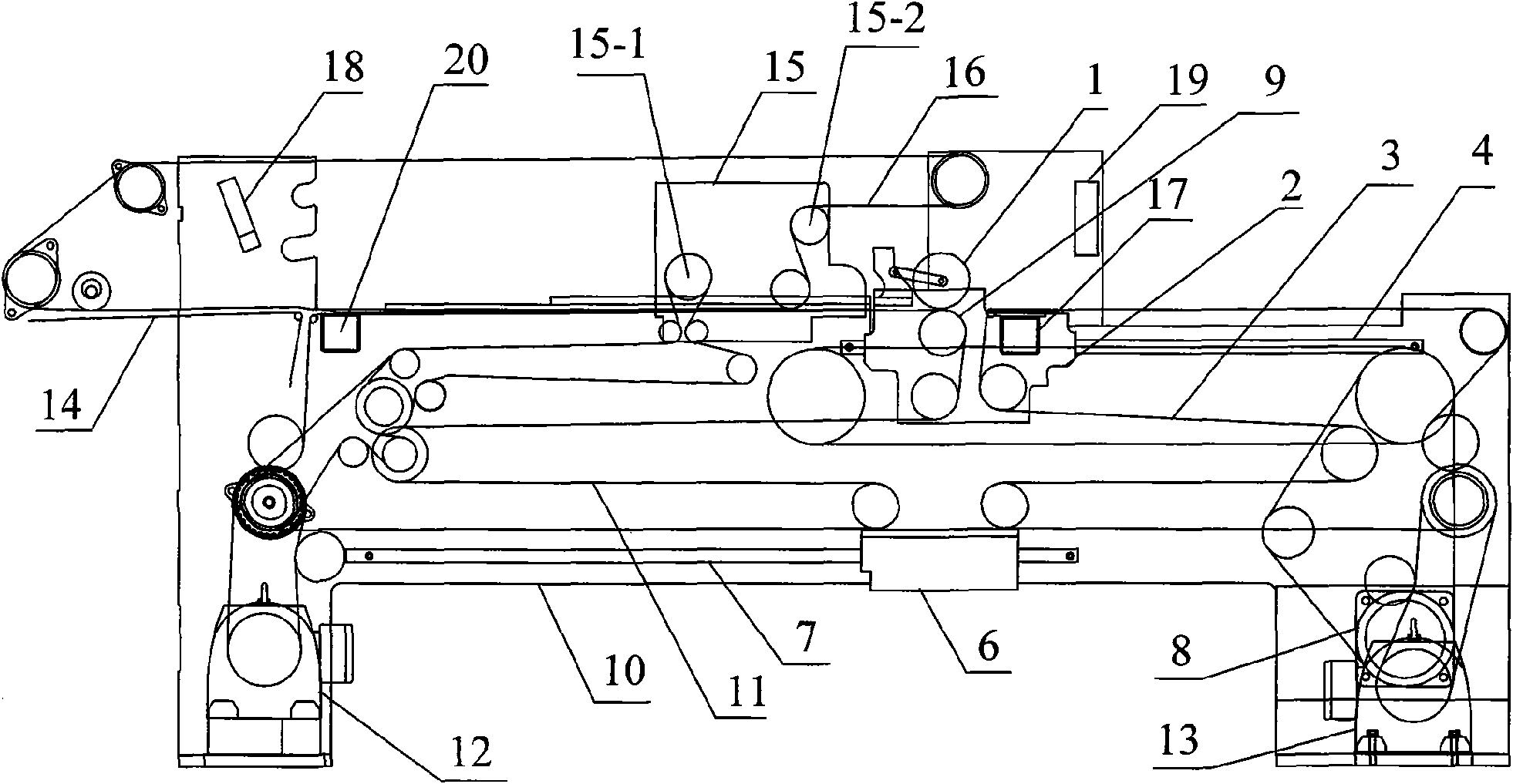 Blocked stack system for sheet positioning and paging and method thereof
