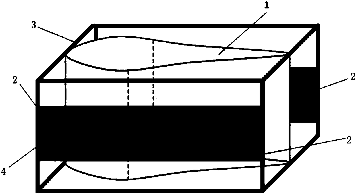 Differential pressure piezoelectric generating device