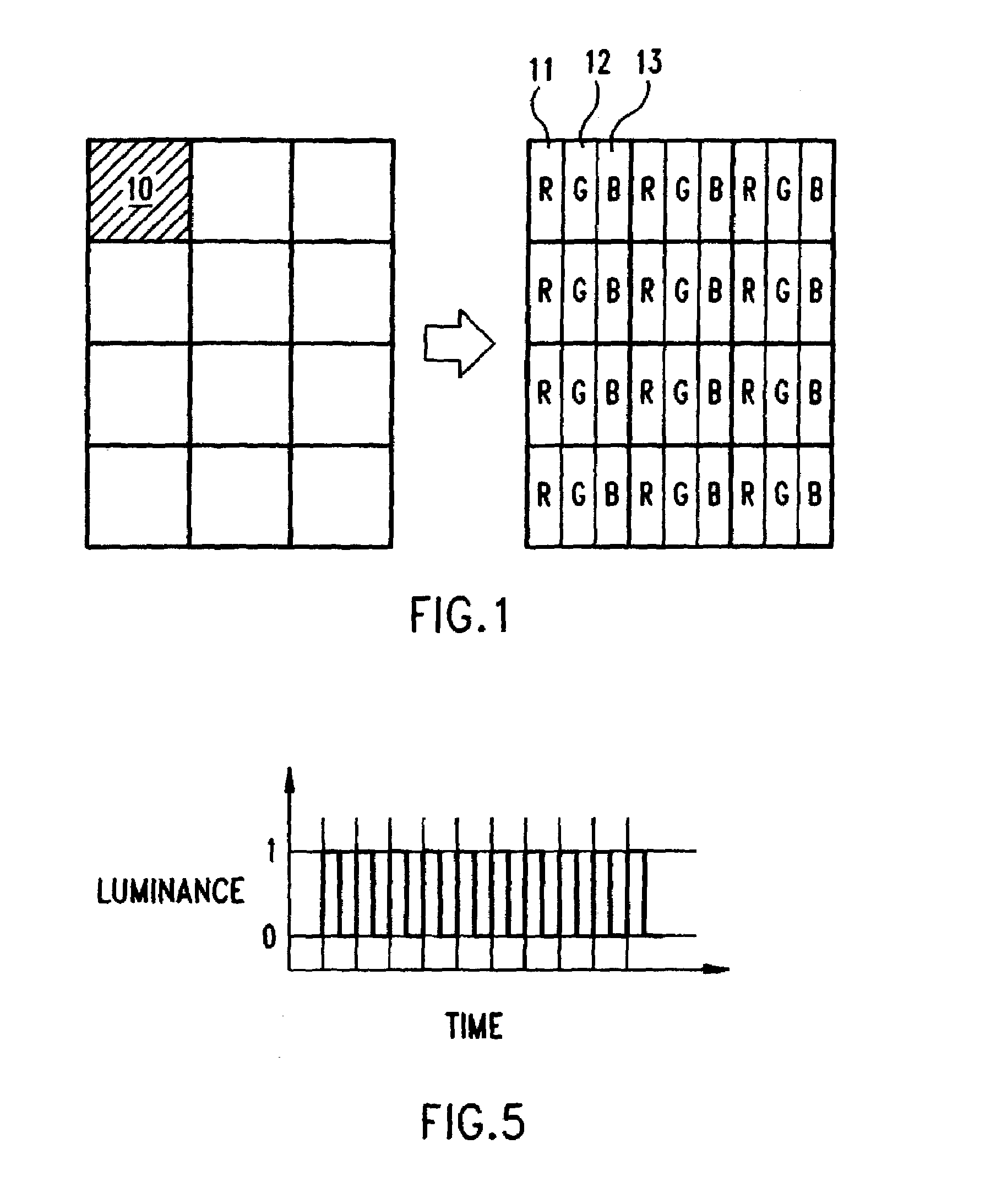 Matrix driven liquid crystal display module system, apparatus and method