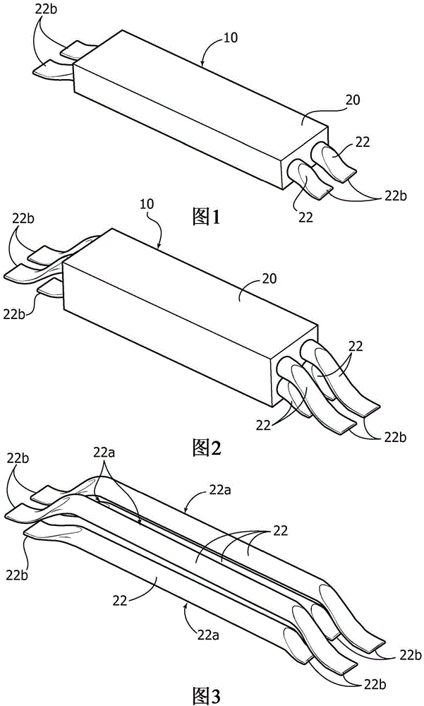 Method of producing flexible electrical cords and connector therefor