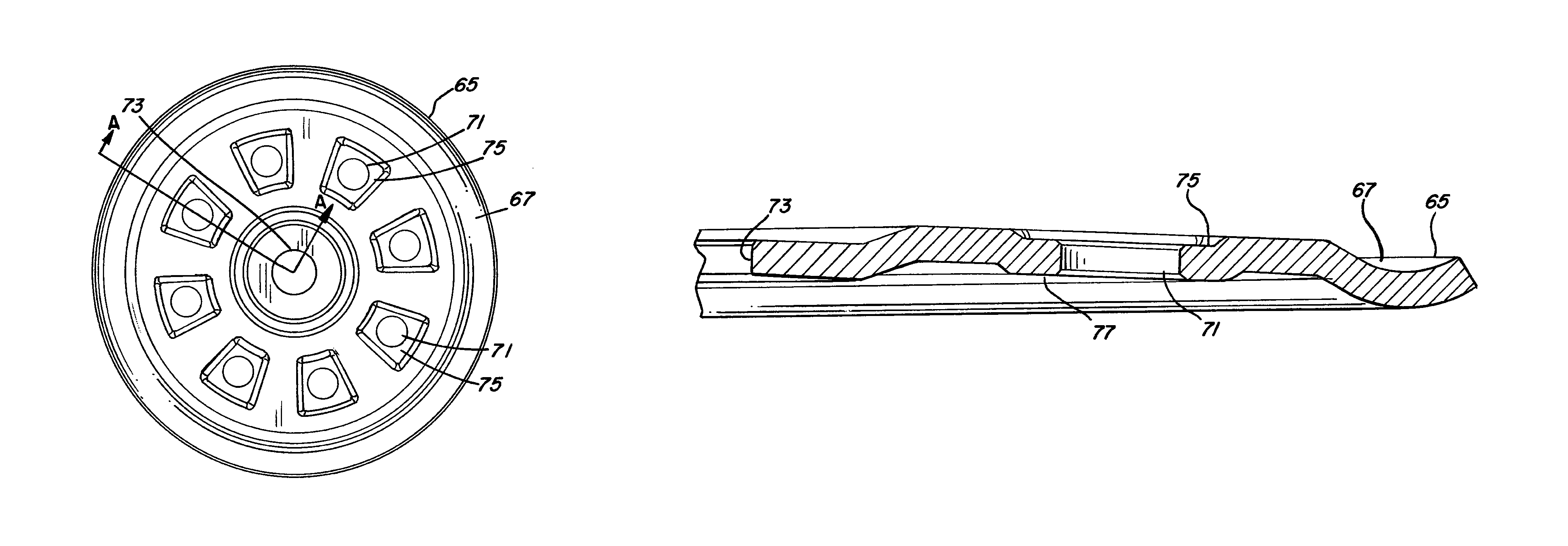 Disk clamp having uniform clamping load and index mark