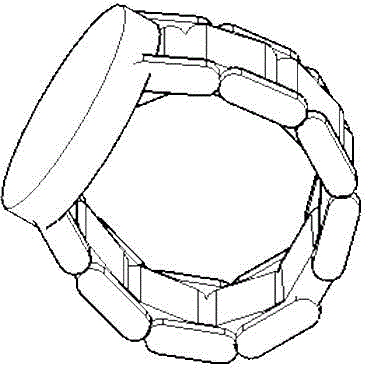 Charging unit based on wristwatch band