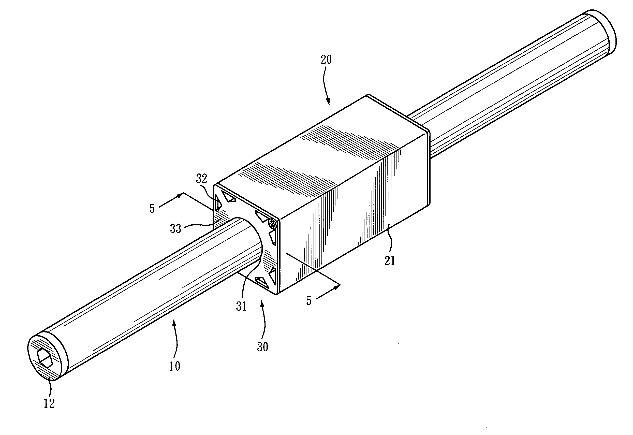 Movable magnet type linear motor with heat-dissipating assembly